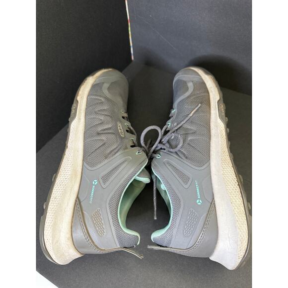 Keen Womens size 12 Explore Vent Hiking Shoe Steel Grey/Holiday KonnectFit - Picture 7 of 12